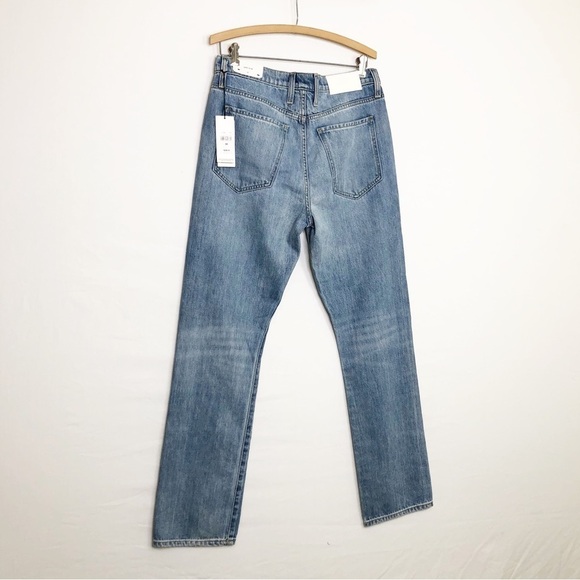 7 for all mankind, easy, slim, straight leg, high rise, jeans - Picture 10 of 13